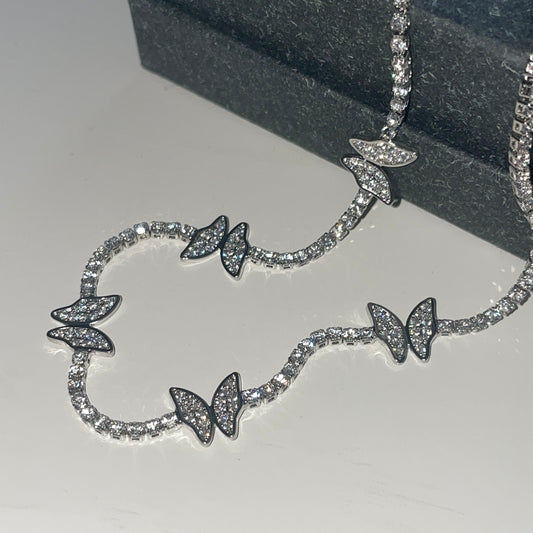 Flash Multi - Butterfly Collarbone Chain